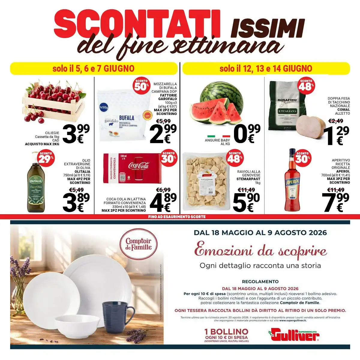 Dal 3 Giugno