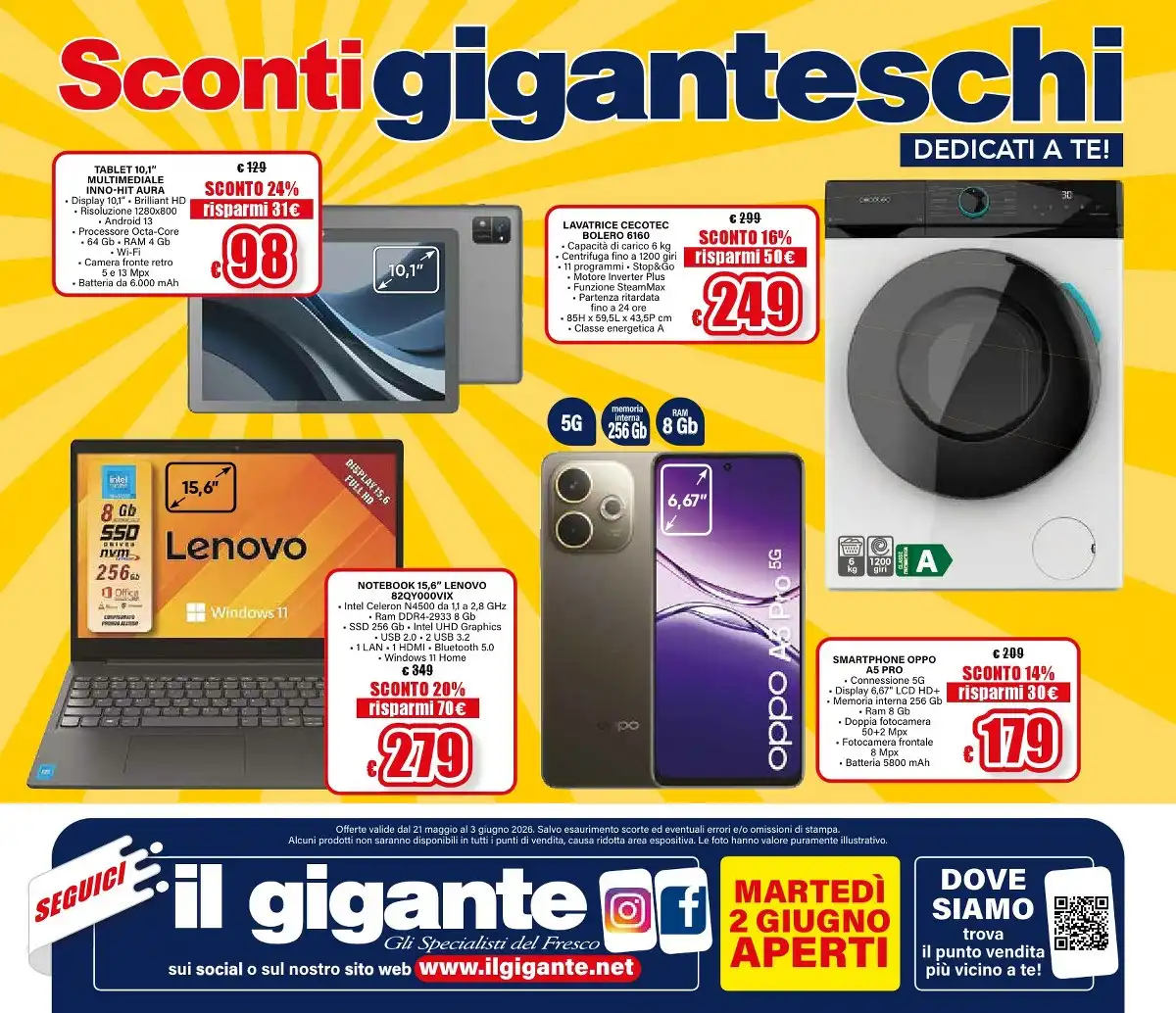 Dal 21 Maggio