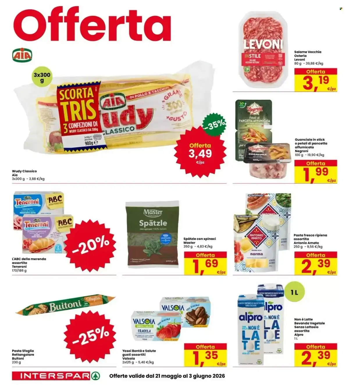 Dal 21 Maggio