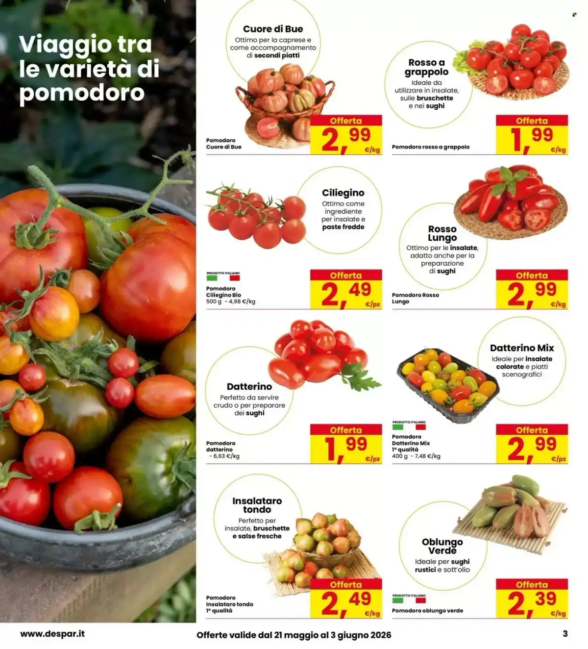 Dal 21 Maggio