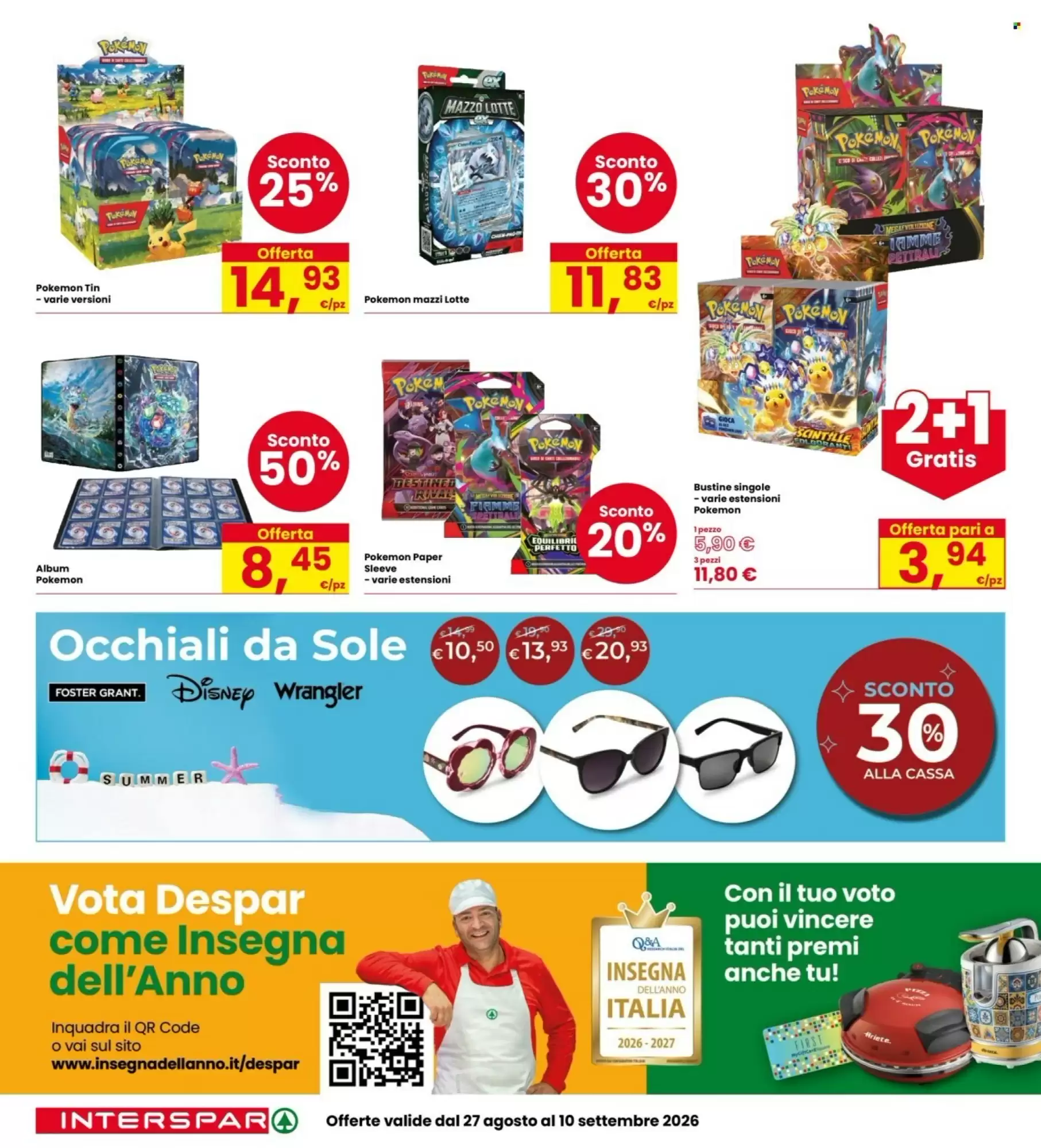 Dal 27 Agosto