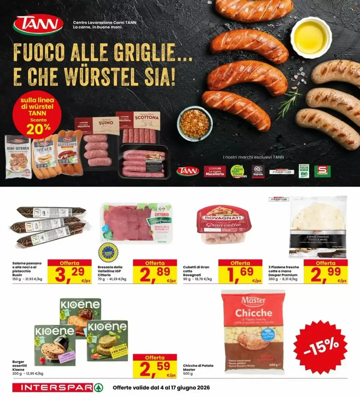 Dal 4 Giugno