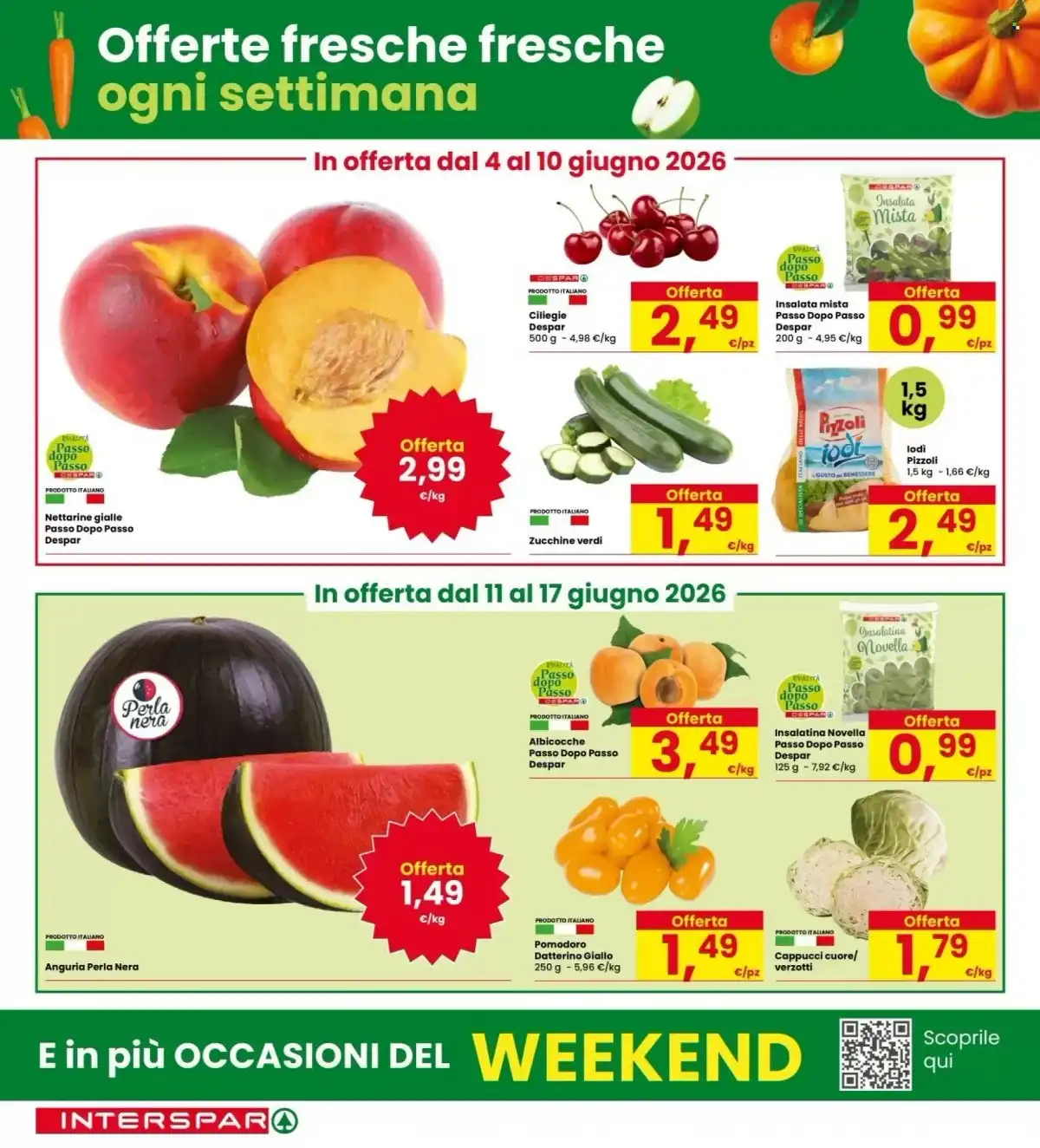 Dal 4 Giugno
