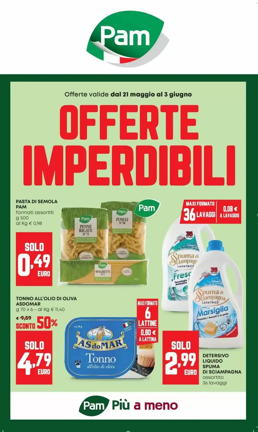 Volantino Pam Dal 4 Giugno Al 17 Giugno 2026 Anteprima - Immagine 1 Dal 21 Maggio
