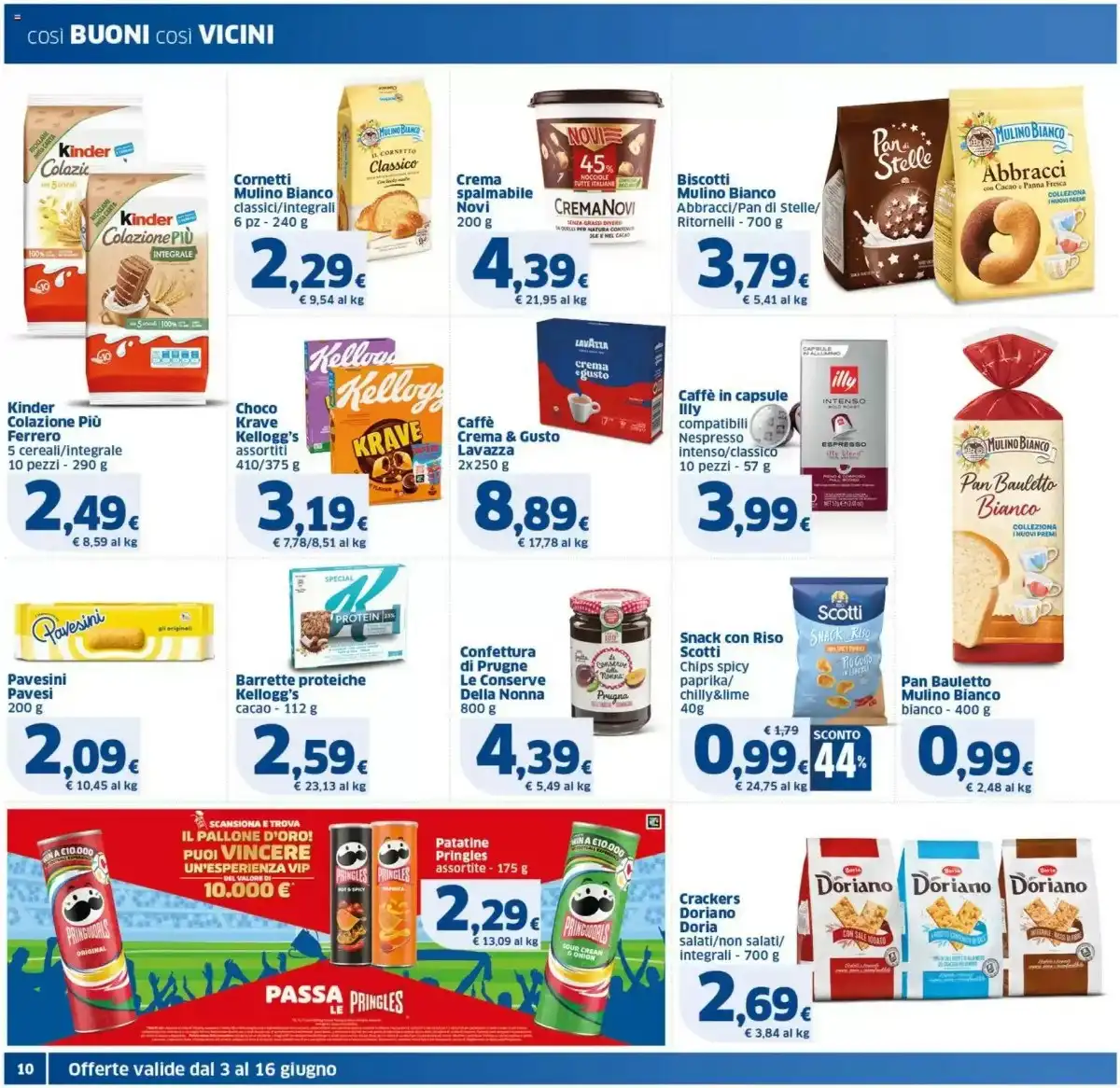 Dal 3 Giugno