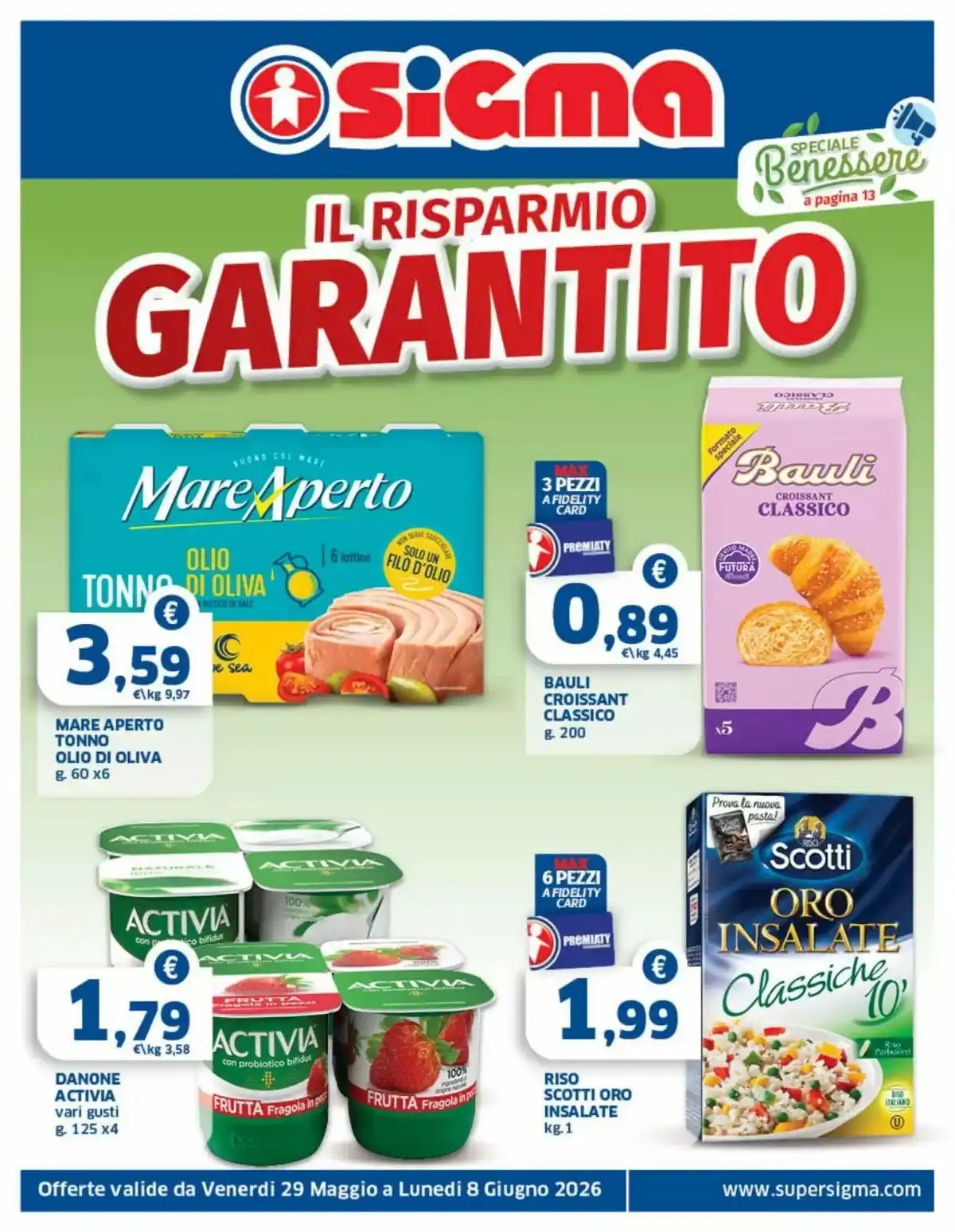 Dal 29 Maggio