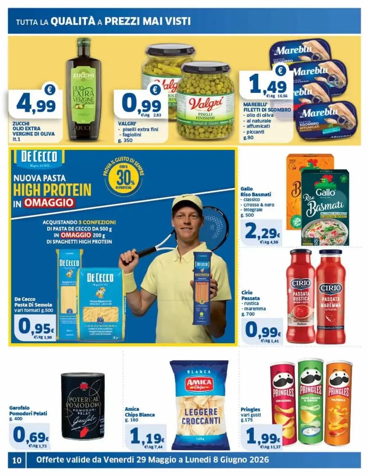 Dal 29 Maggio