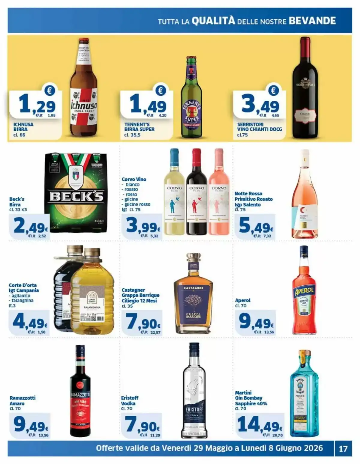 Dal 29 Maggio
