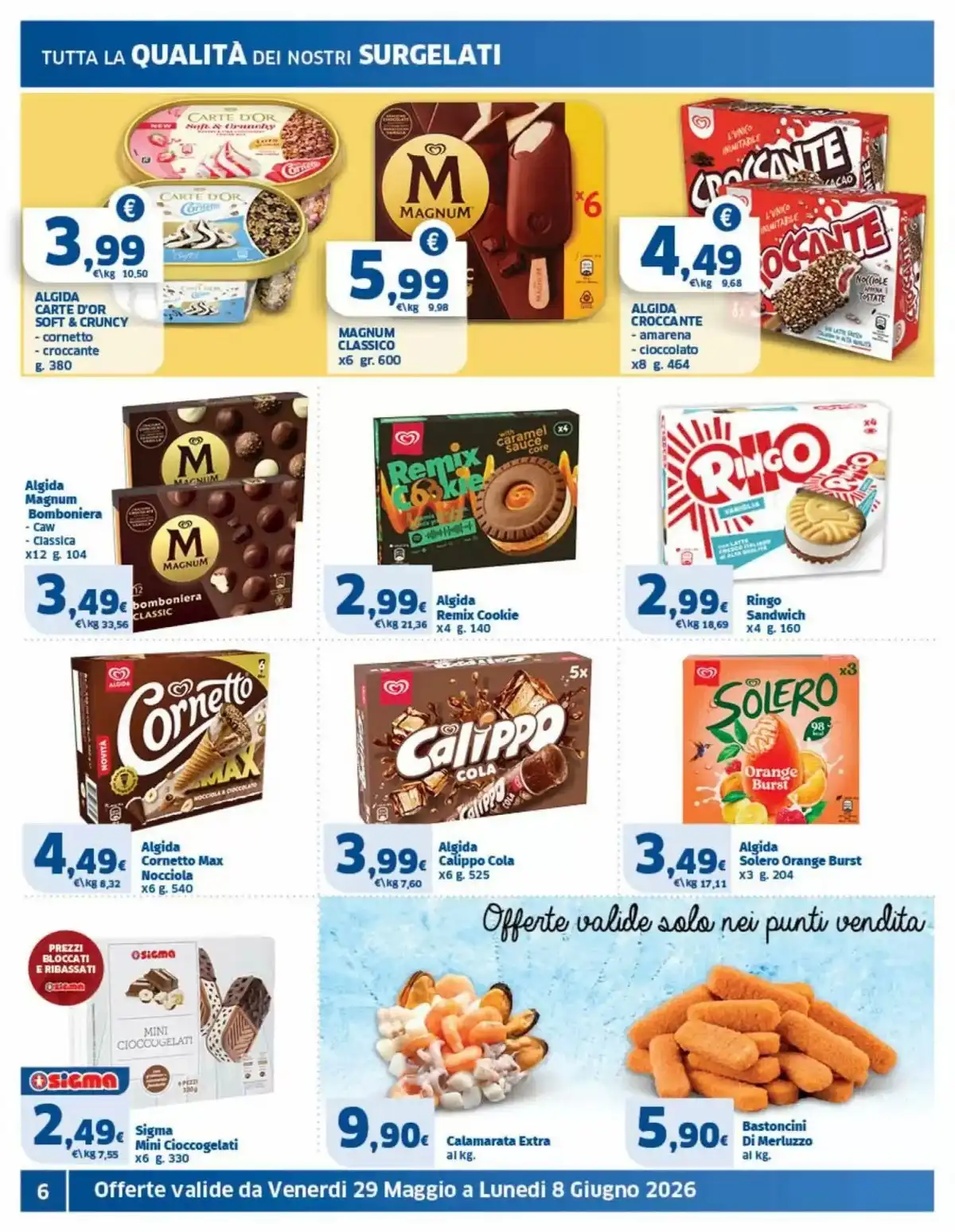Dal 29 Maggio