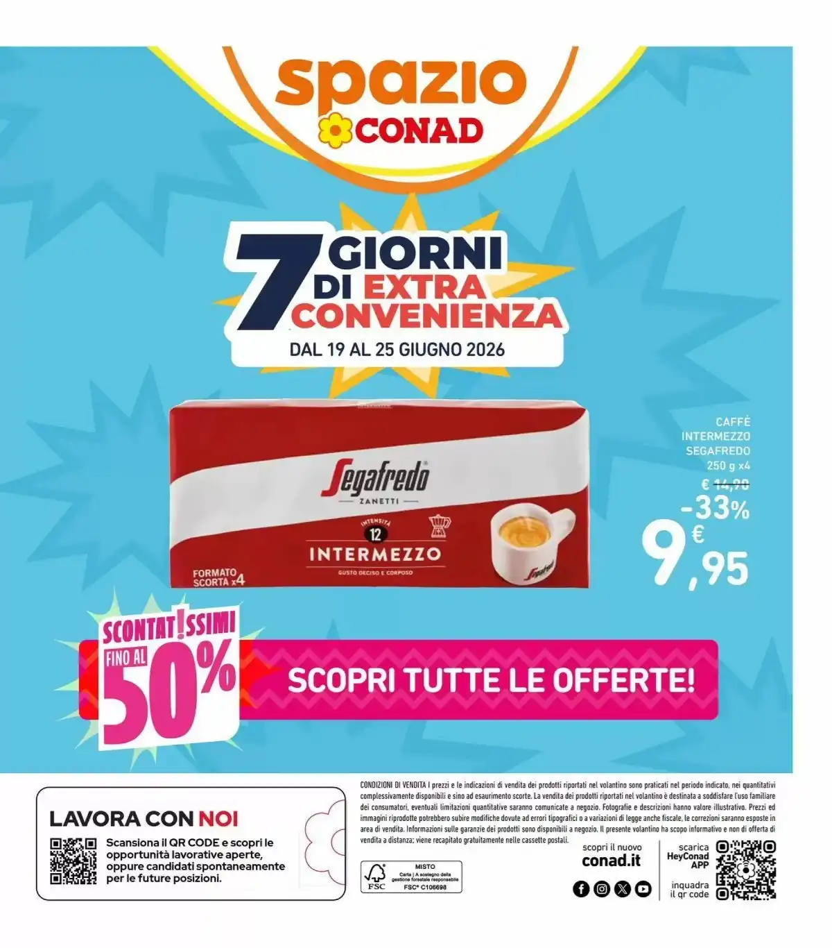 Volantino Spazio Conad Dal 19 Giugno Al 25 Giugno 2026 Anteprima - Immagine 1 Dal 19 Giugno