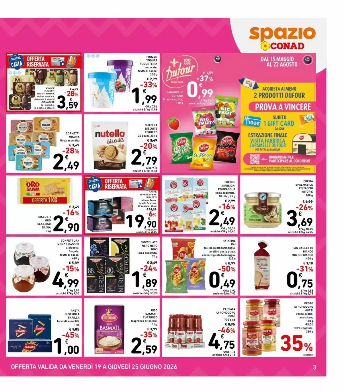 Volantino Spazio Conad Dal 19 Giugno Al 25 Giugno 2026 Anteprima - Immagine 1 Dal 19 Giugno