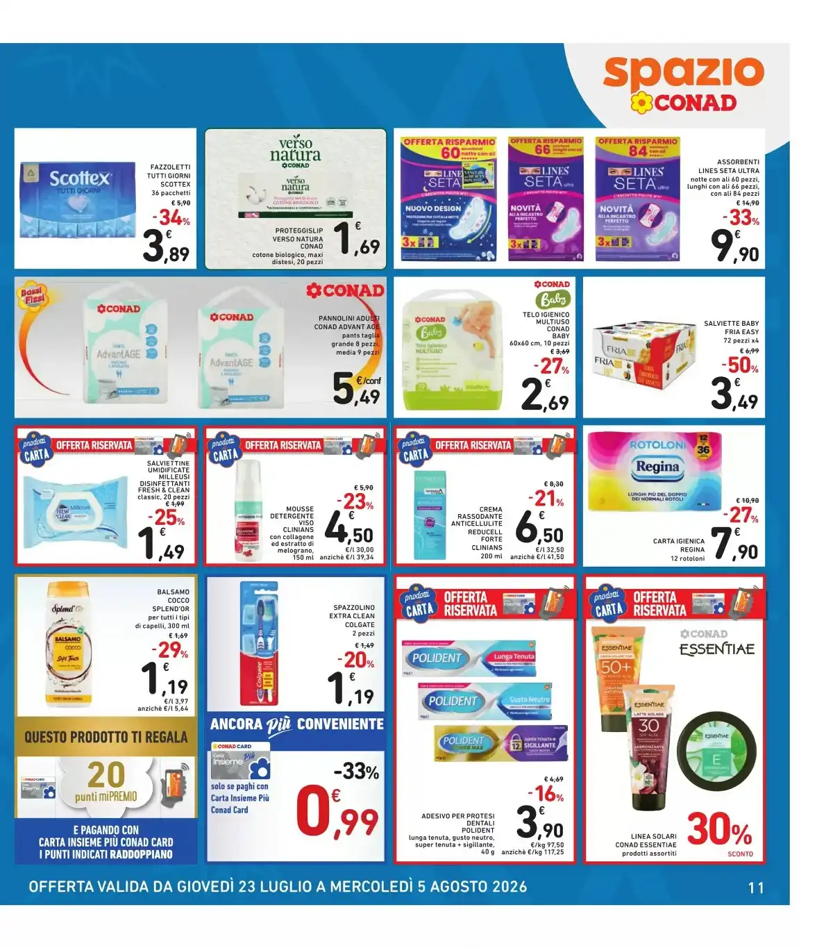 Volantino Spazio Conad Dal 23 Luglio Al 5 Agosto 2026 Anteprima - Immagine 1 Dal 23 Luglio