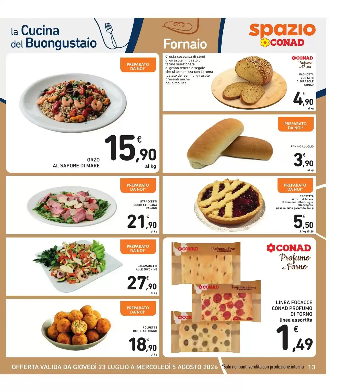 Volantino Spazio Conad Dal 23 Luglio Al 5 Agosto 2026 Anteprima - Immagine 1 Dal 23 Luglio