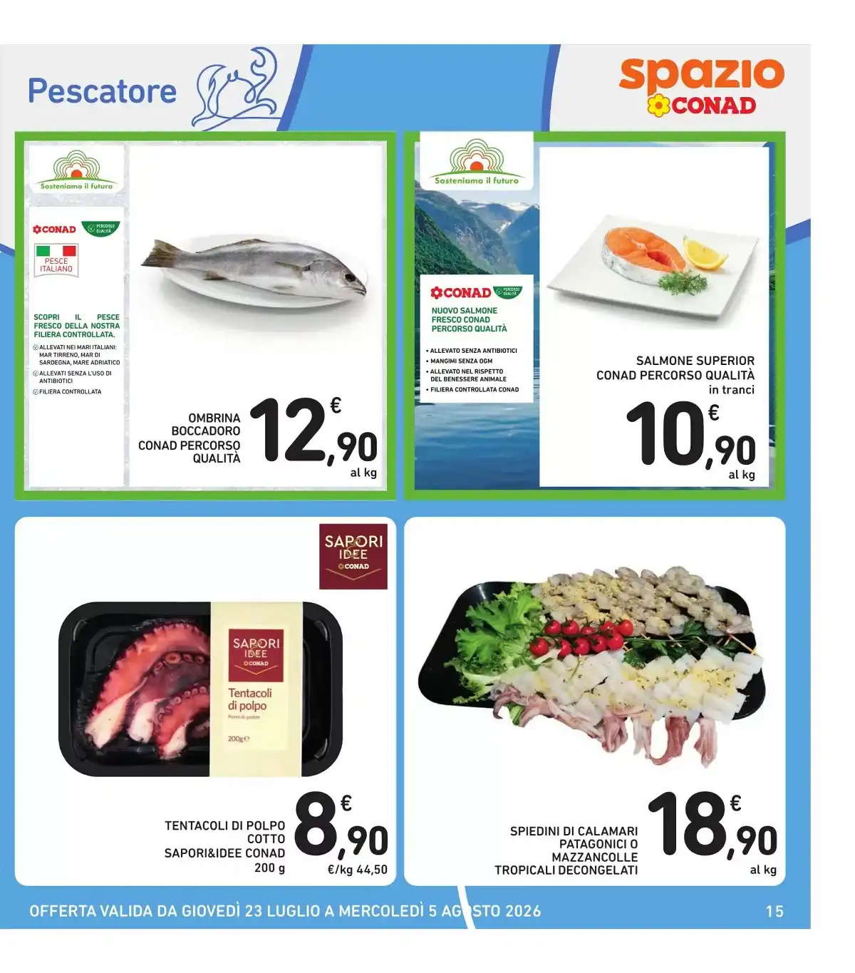 Volantino Spazio Conad Dal 23 Luglio Al 5 Agosto 2026 Anteprima - Immagine 1 Dal 23 Luglio