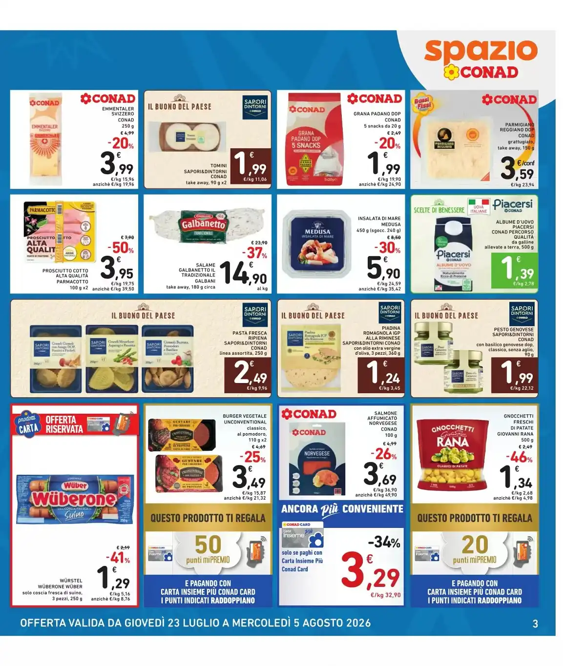 Volantino Spazio Conad Dal 23 Luglio Al 5 Agosto 2026 Anteprima - Immagine 1 Dal 23 Luglio