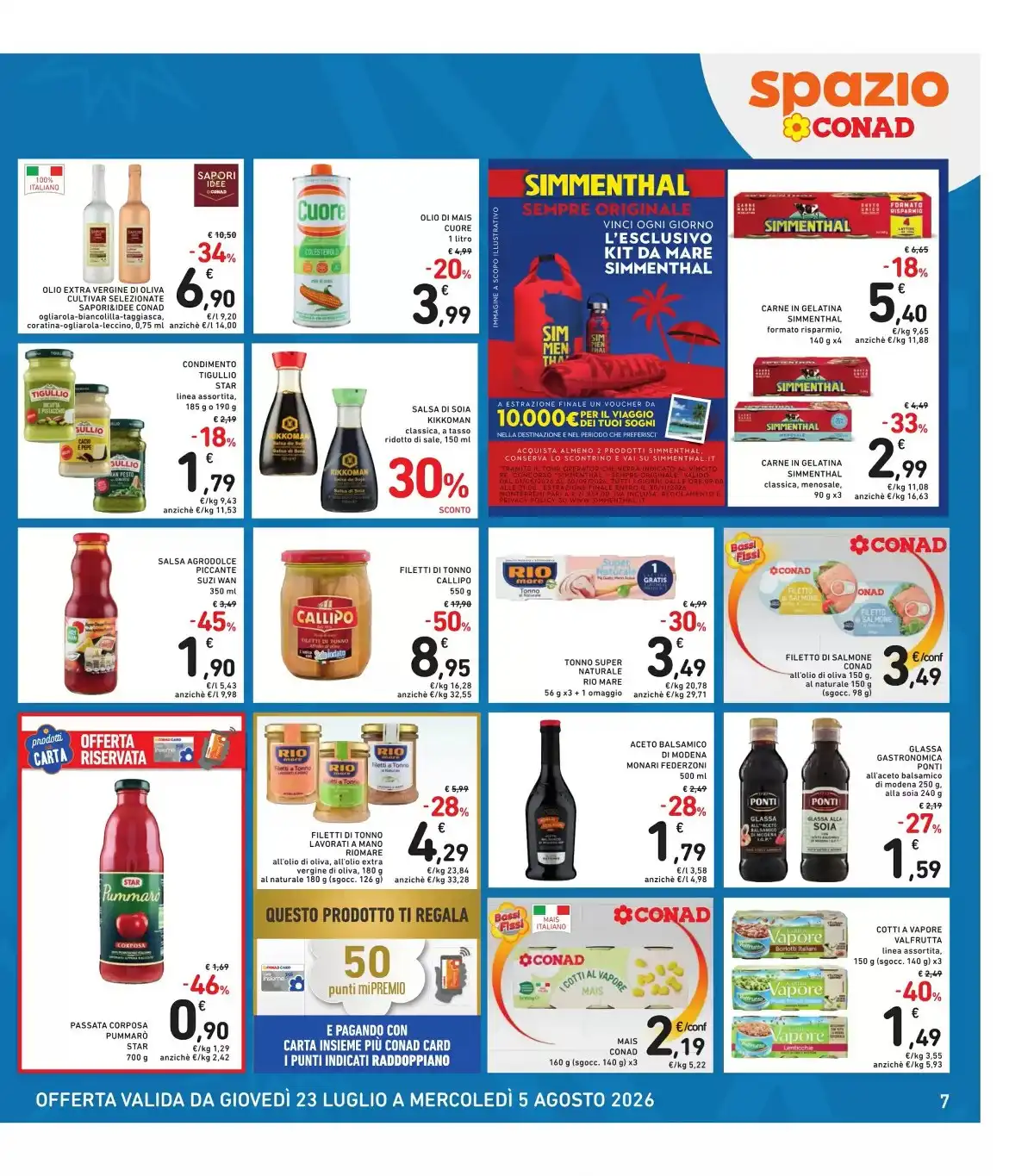 Volantino Spazio Conad Dal 23 Luglio Al 5 Agosto 2026 Anteprima - Immagine 1 Dal 23 Luglio