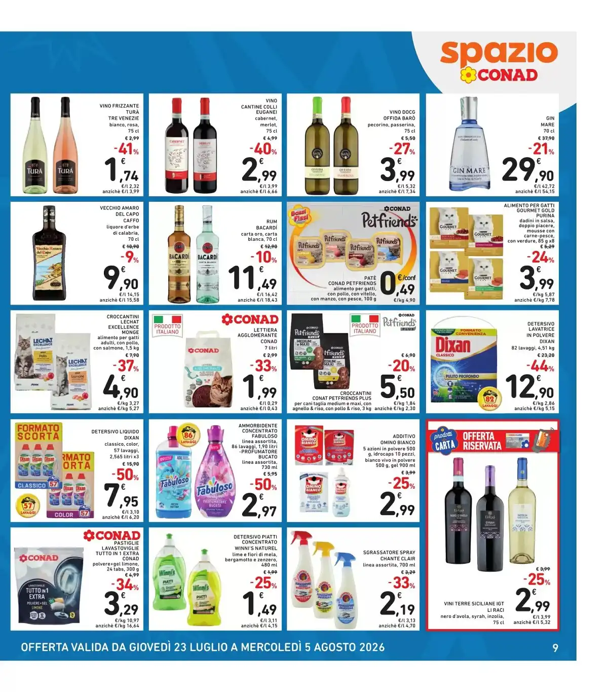Volantino Spazio Conad Dal 23 Luglio Al 5 Agosto 2026 Anteprima - Immagine 1 Dal 23 Luglio