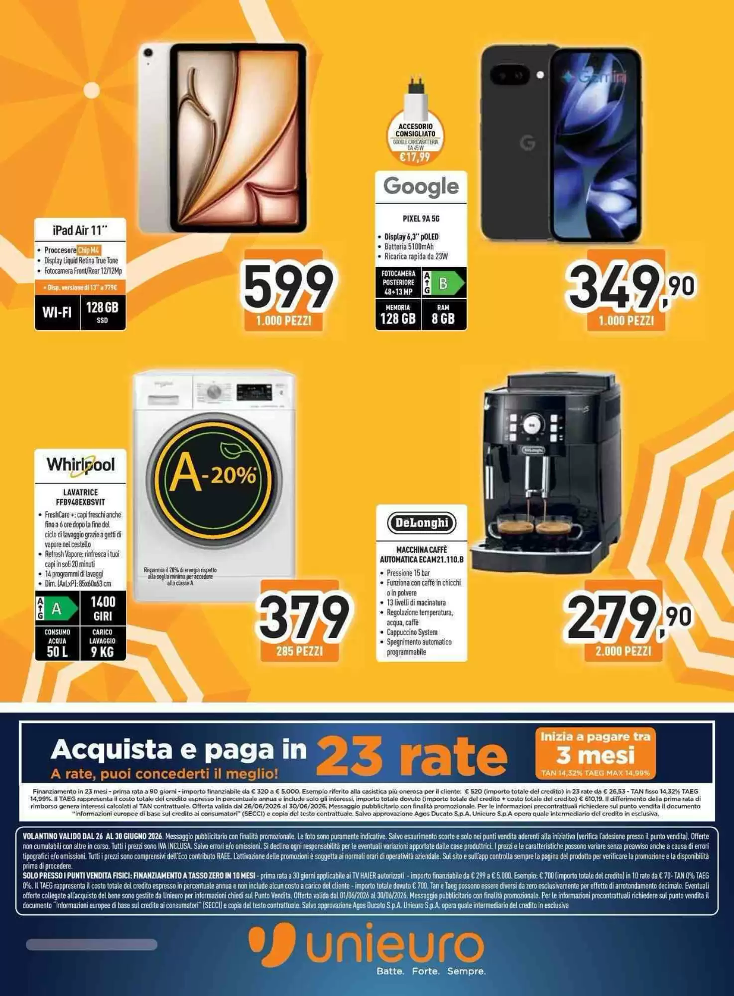 Dal 26 Giugno