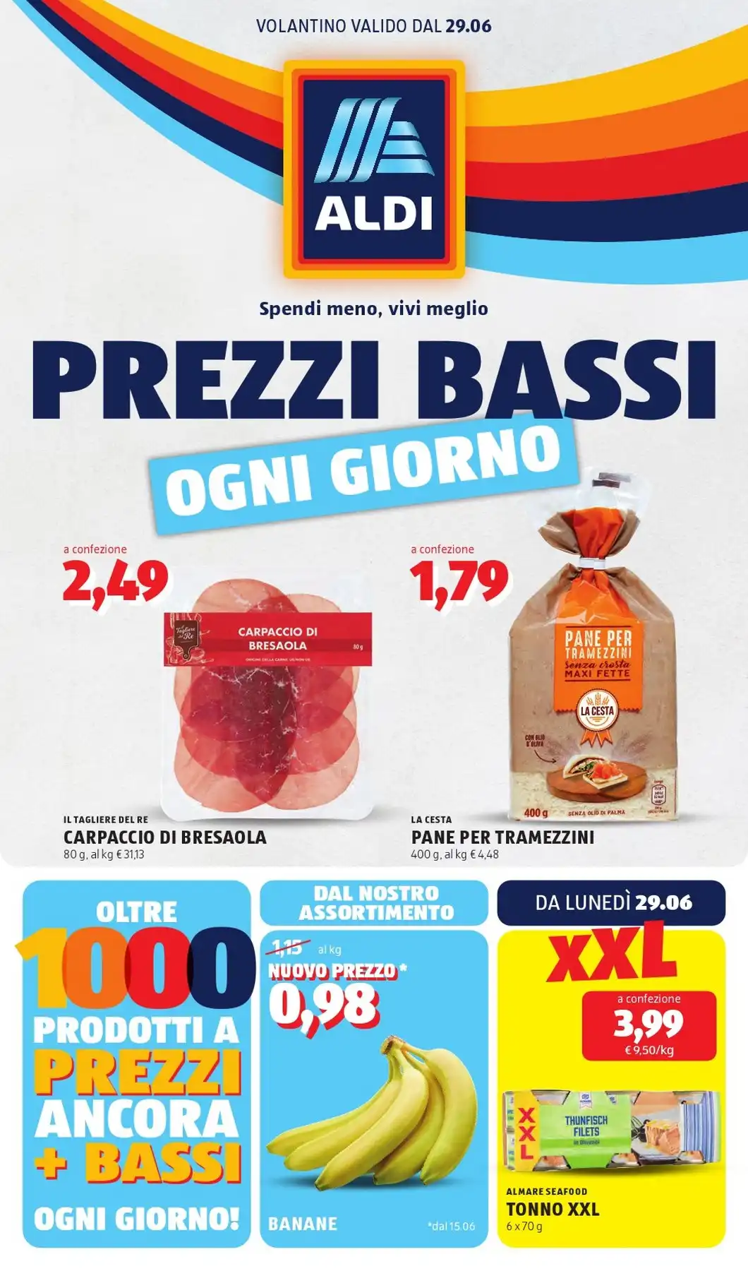 Volantino Aldi Nuovo Dal 29 Giugno Al 4 Luglio 2026 Anteprima - Immagine 1 Dal 29 Giugno