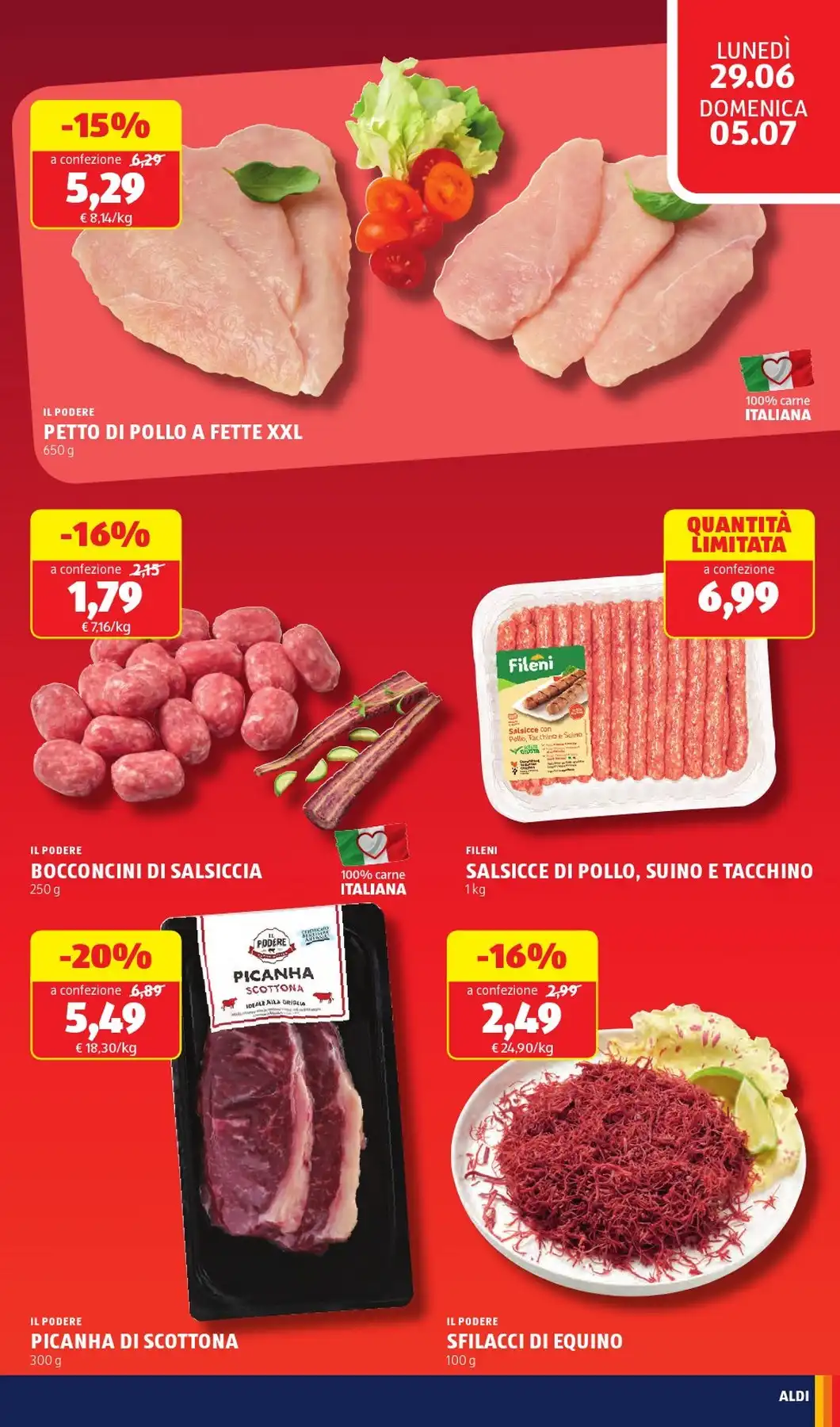 Volantino Aldi Nuovo Dal 29 Giugno Al 4 Luglio 2026 Anteprima - Immagine 1 Dal 29 Giugno