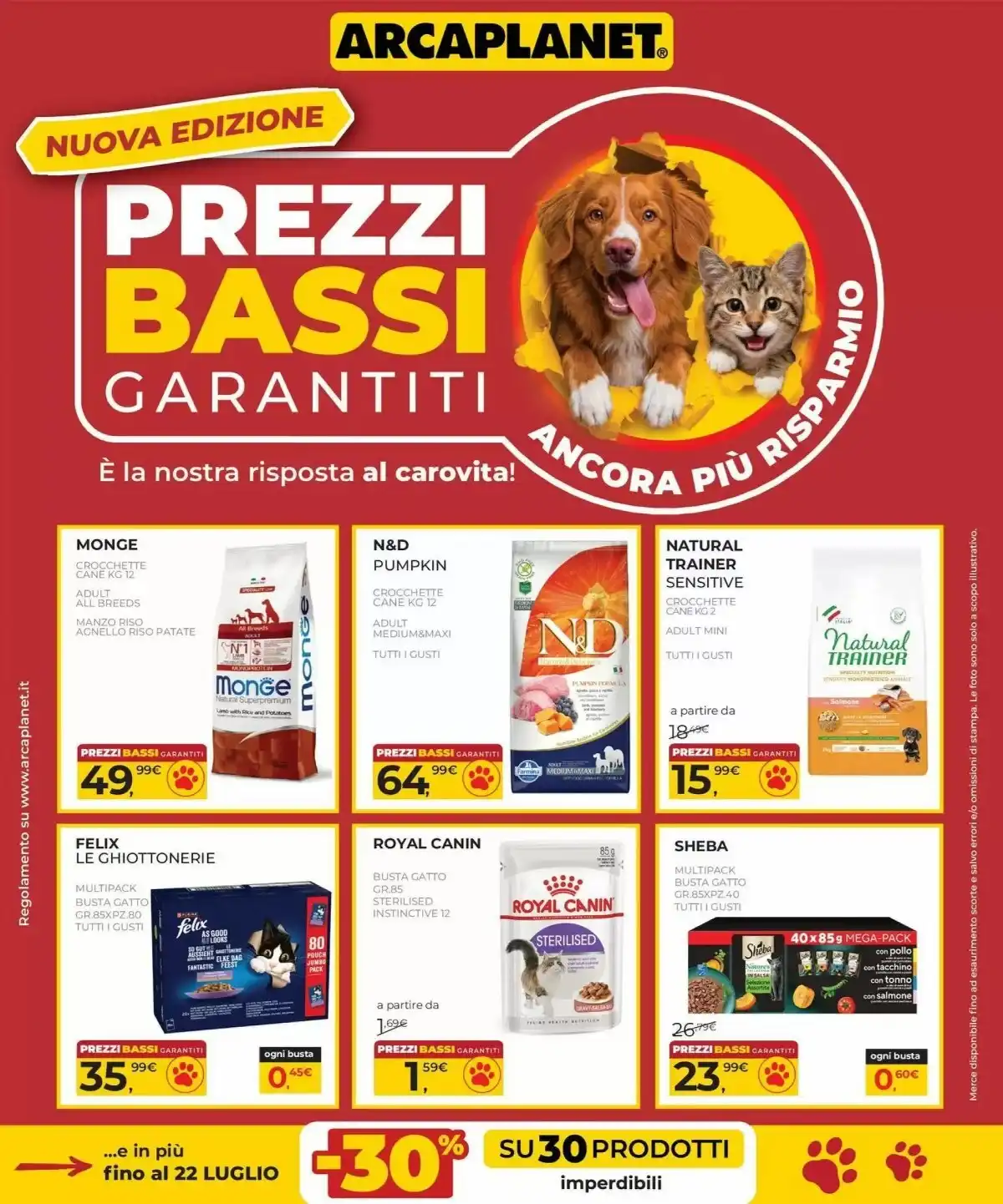 Volantino Arcaplanet Nuovo Dal 23 Luglio Al 31 Luglio 2026 Anteprima - Immagine 1 Dal 2 Luglio