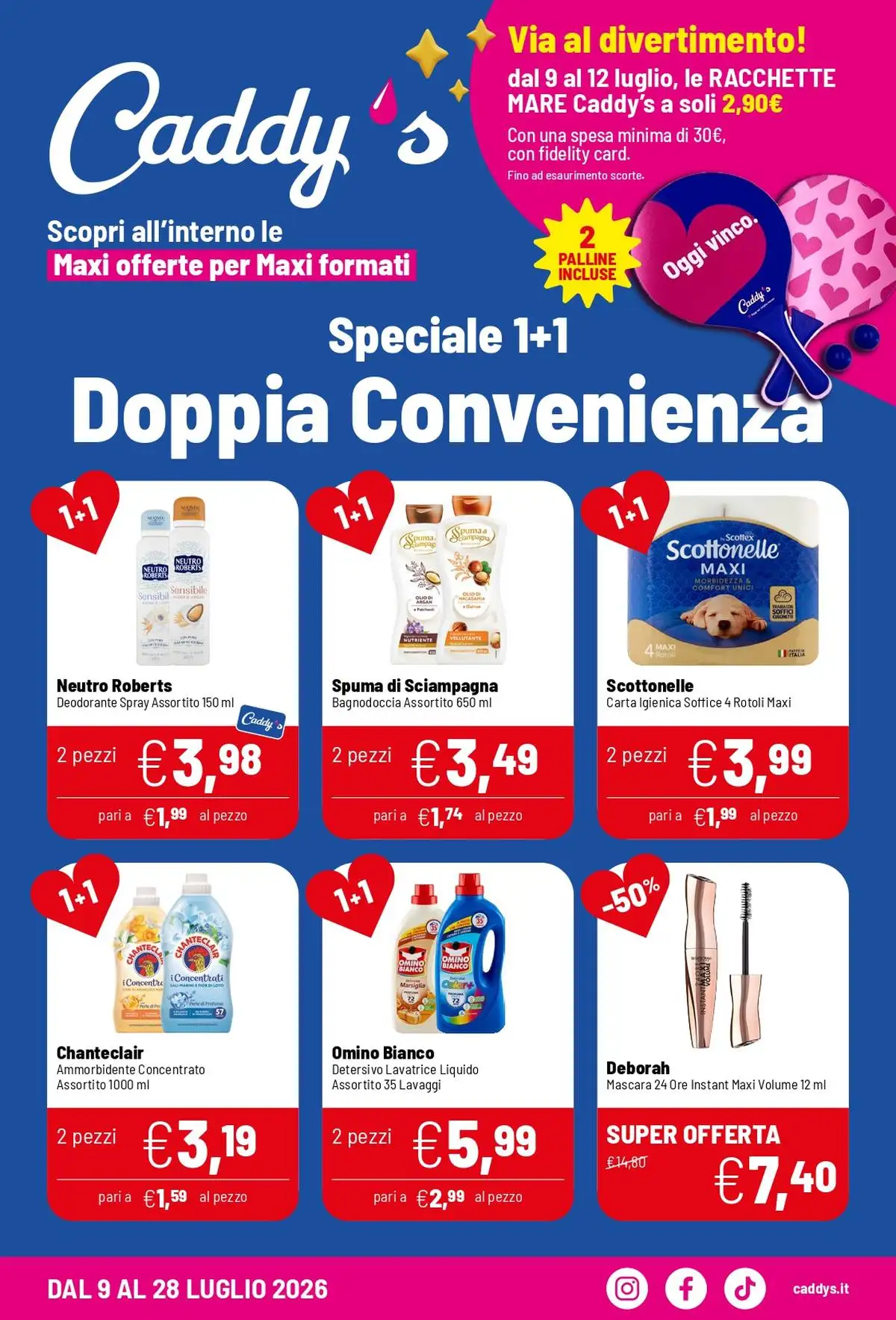 Volantino Caddy'S - Immagine 1 Dal 9 Luglio