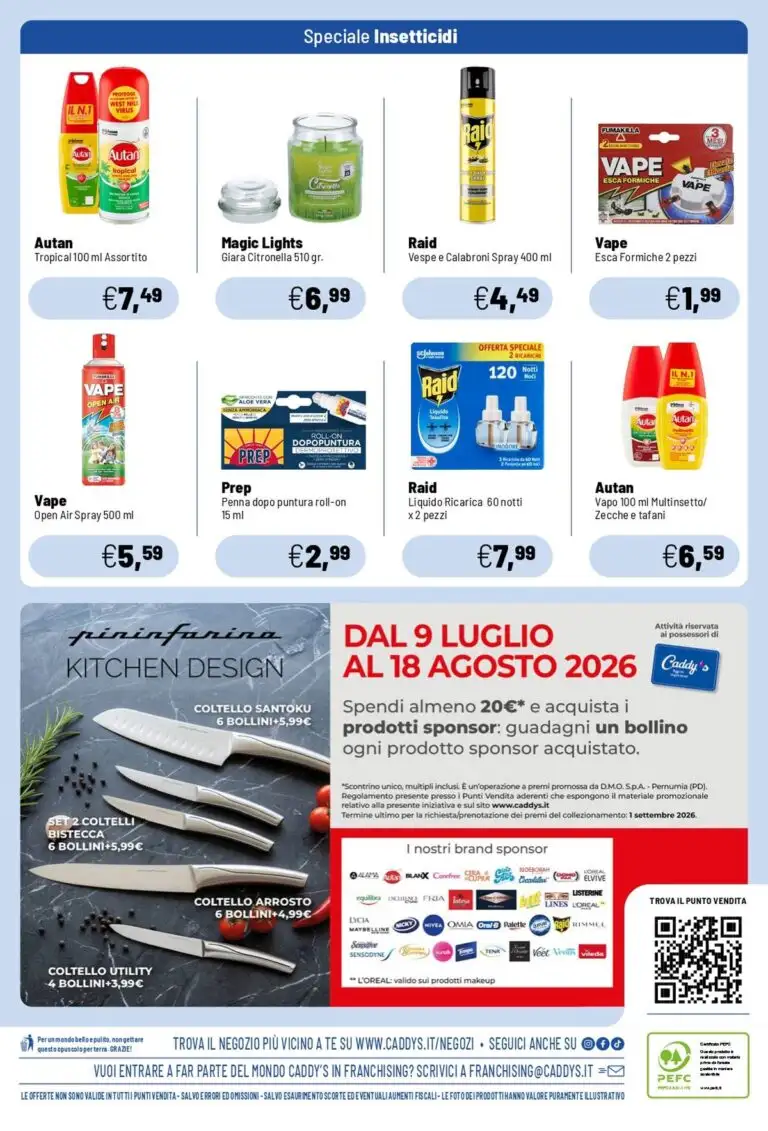Volantino Caddy'S - Immagine 2 Dal 9 Luglio