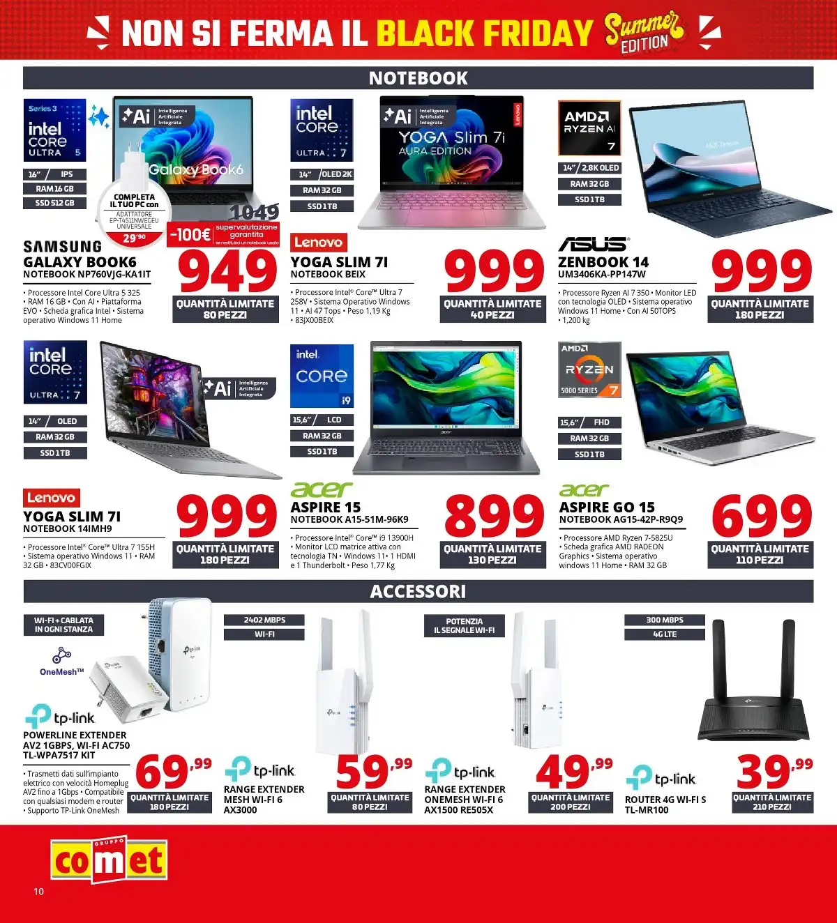 Volantino Comet Dal 18 Giugno Al 2 Luglio 2026 Anteprima - Immagine 4 Summer Black Friday Dal 18 Giugno