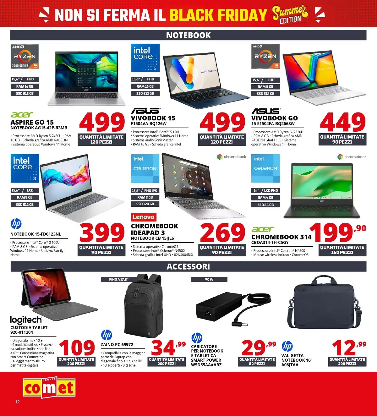 Volantino Comet Dal 18 Giugno Al 2 Luglio 2026 Anteprima - Immagine 2 Summer Black Friday Dal 18 Giugno