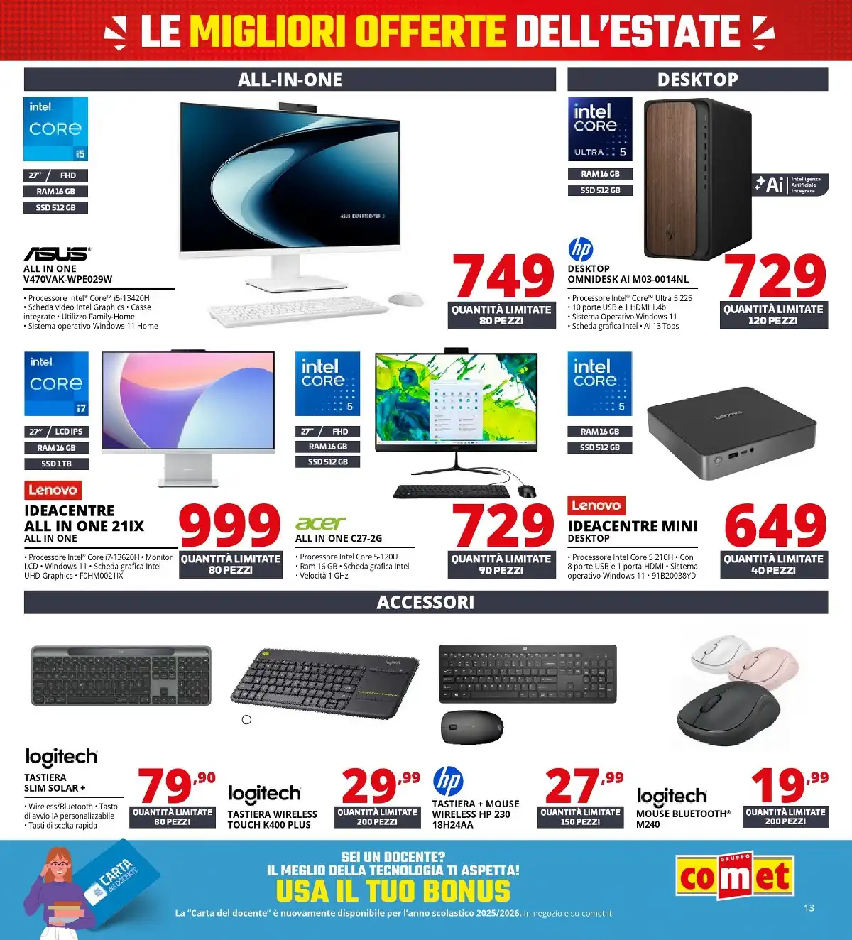 Volantino Comet Dal 18 Giugno Al 2 Luglio 2026 Anteprima - Immagine 3 Summer Black Friday Dal 18 Giugno