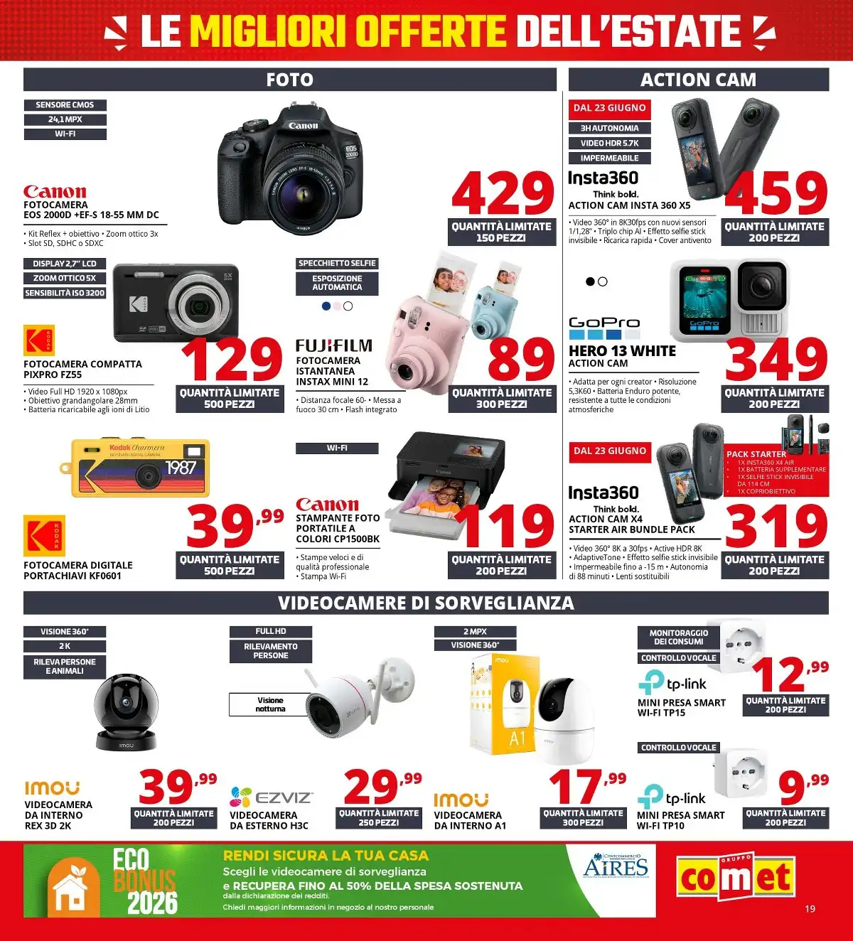Volantino Comet Dal 18 Giugno Al 2 Luglio 2026 Anteprima - Immagine 1 Summer Black Friday Dal 18 Giugno