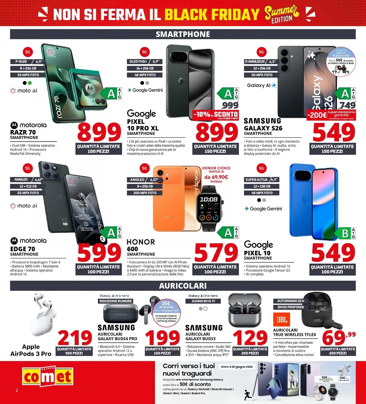 Volantino Comet Dal 18 Giugno Al 2 Luglio 2026 Anteprima - Immagine 2 Summer Black Friday Dal 18 Giugno