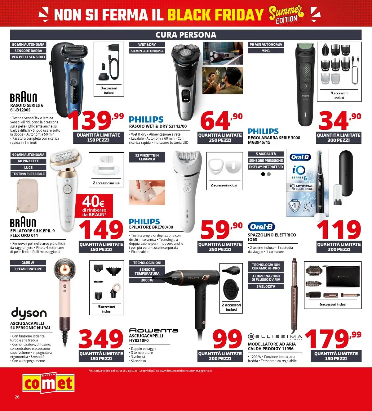 Volantino Comet Dal 18 Giugno Al 2 Luglio 2026 Anteprima - Immagine 4 Summer Black Friday Dal 18 Giugno