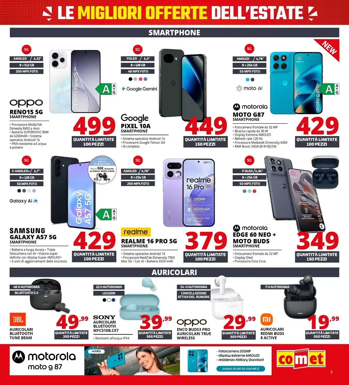Volantino Comet Dal 18 Giugno Al 2 Luglio 2026 Anteprima - Immagine 1 Summer Black Friday Dal 18 Giugno