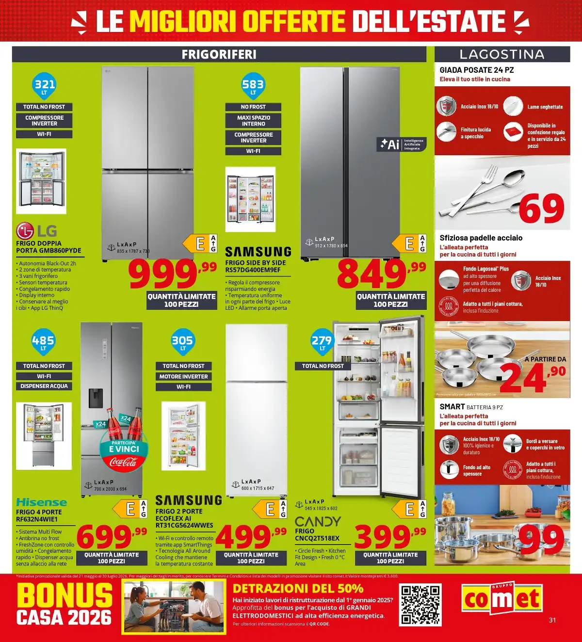 Volantino Comet Dal 18 Giugno Al 2 Luglio 2026 Anteprima - Immagine 1 Summer Black Friday Dal 18 Giugno