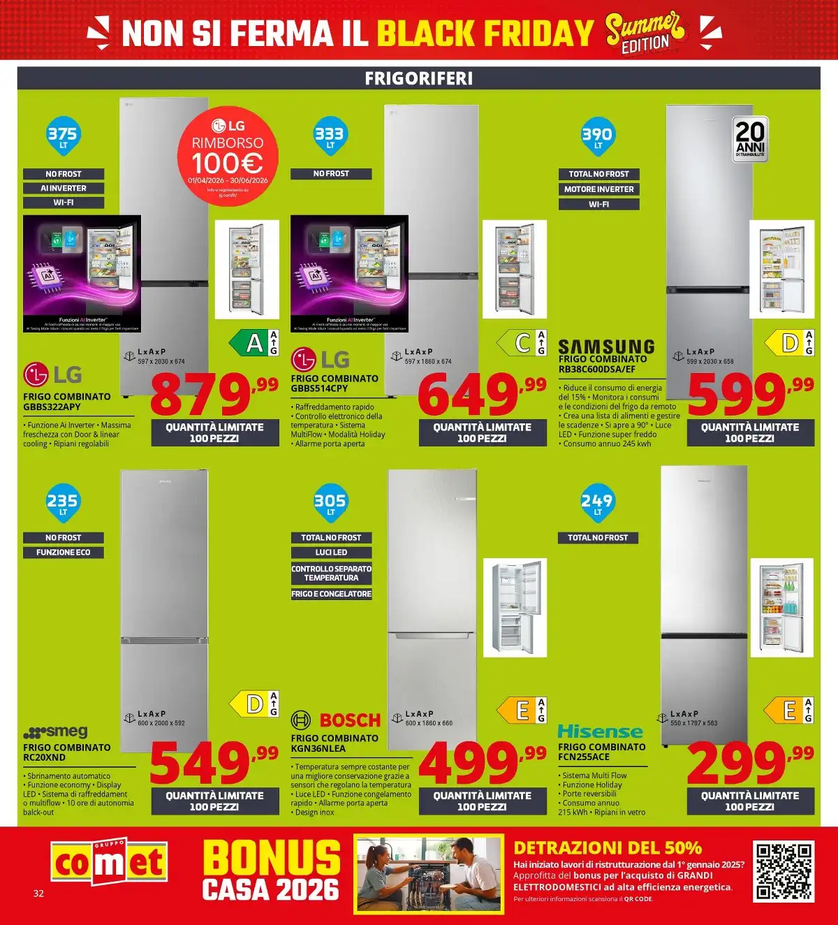 Volantino Comet Dal 18 Giugno Al 2 Luglio 2026 Anteprima - Immagine 2 Summer Black Friday Dal 18 Giugno