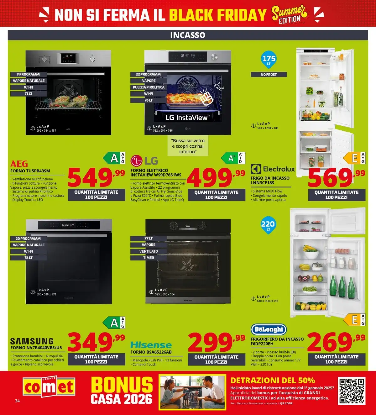 Volantino Comet Dal 18 Giugno Al 2 Luglio 2026 Anteprima - Immagine 4 Summer Black Friday Dal 18 Giugno