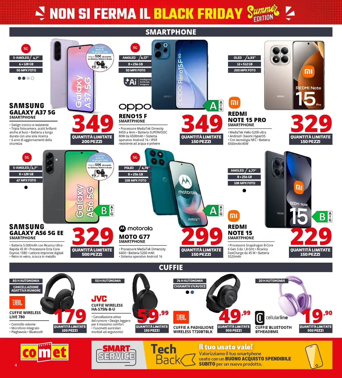 Volantino Comet Dal 18 Giugno Al 2 Luglio 2026 Anteprima - Immagine 2 Summer Black Friday Dal 18 Giugno
