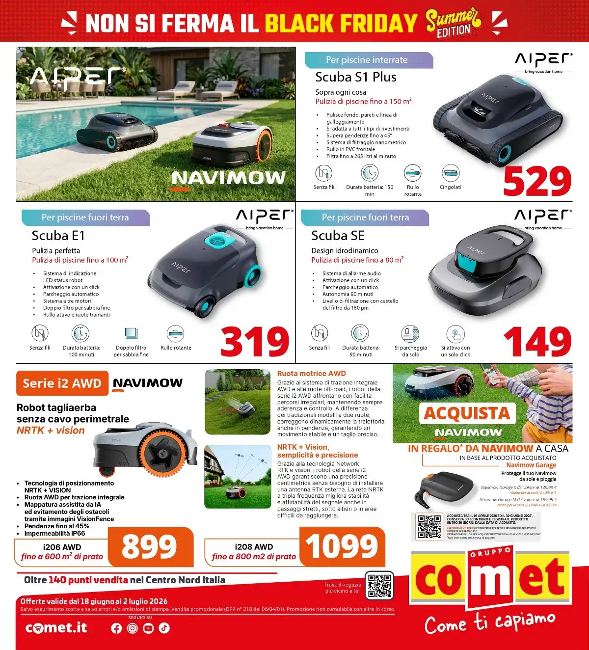 Volantino Comet Dal 18 Giugno Al 2 Luglio 2026 Anteprima - Immagine 4 Summer Black Friday Dal 18 Giugno