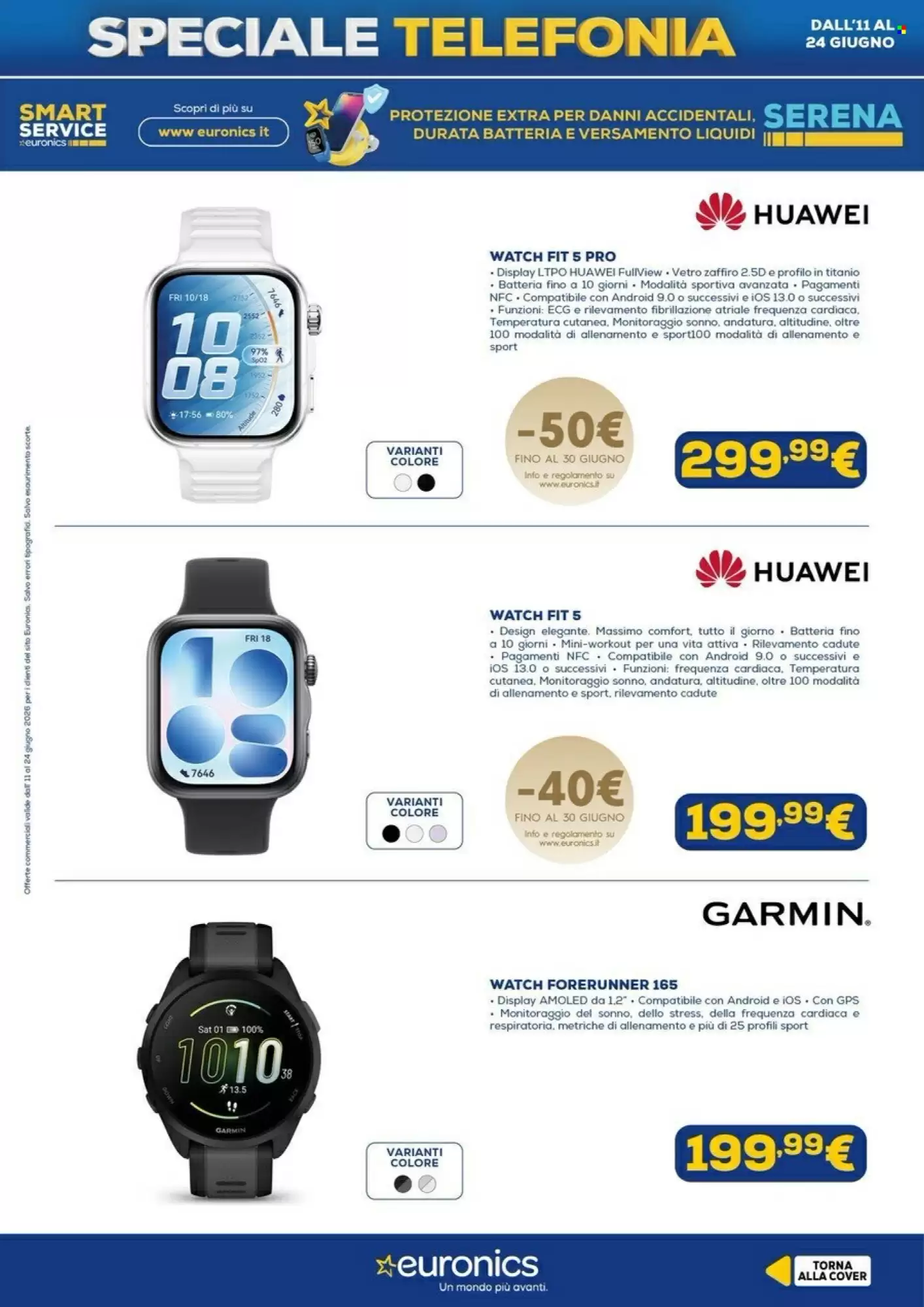 Dal 11 Giugno