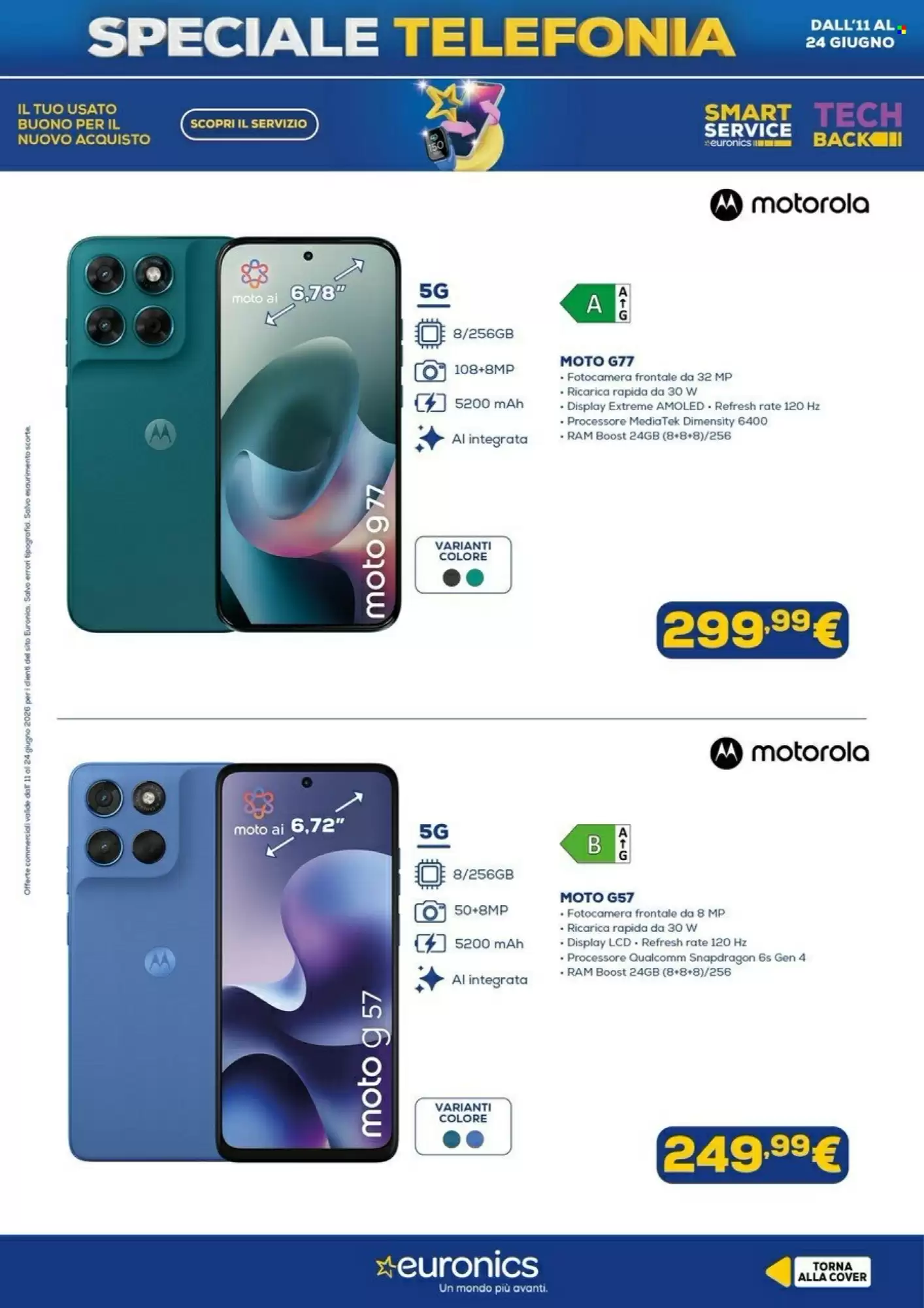 Volantino Euronics Dal 11 Giugno Al 24 Giugno 2026 Anteprima - Immagine 1 Dal 11 Giugno