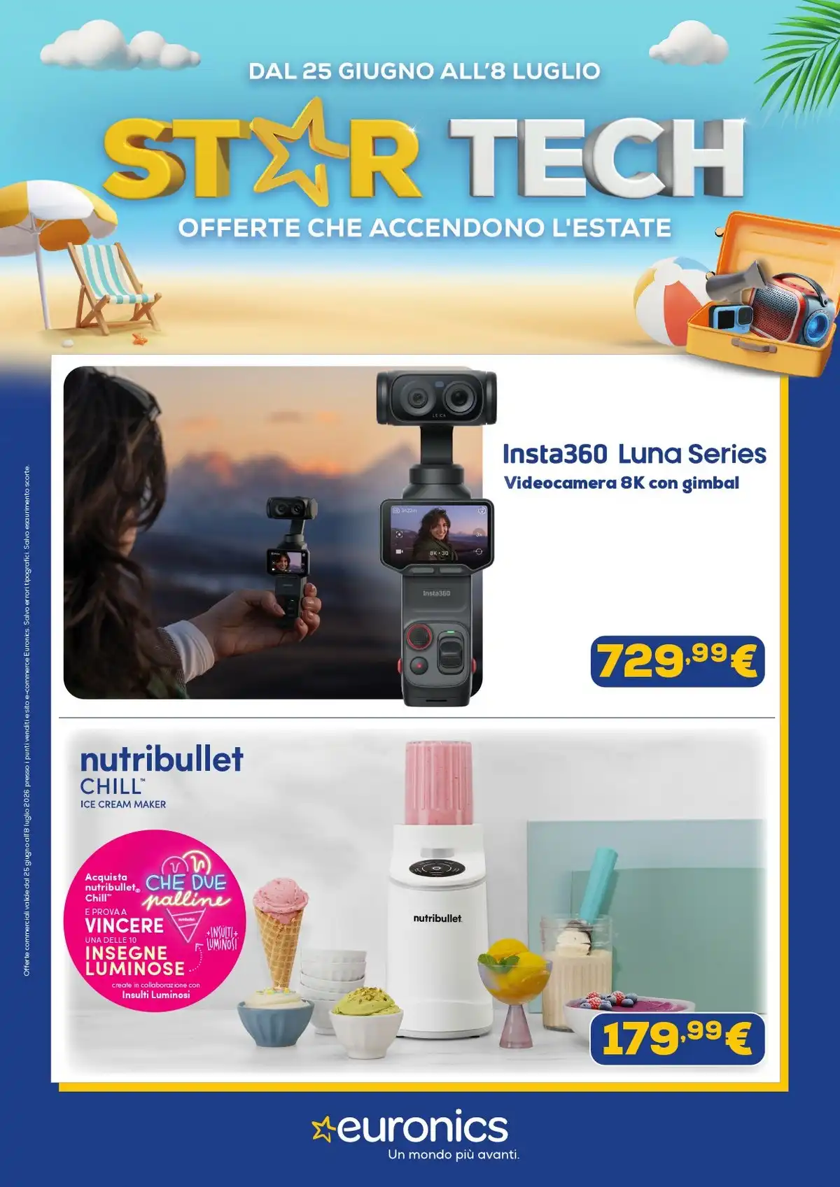 Volantino Euronics Dal 9 Luglio Al 22 Luglio 2026 Anteprima - Immagine 1 Volantino Euronics Dal 9 Luglio Al 22 Luglio 2026 Anteprima - Pagina