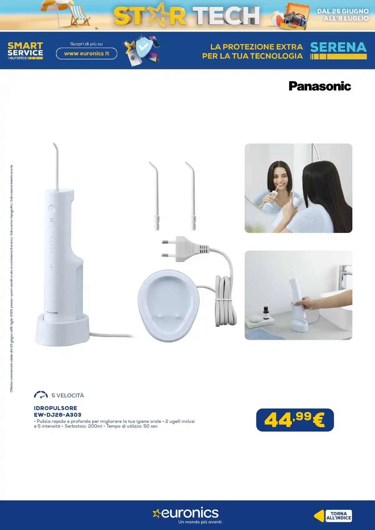 Volantino Euronics Dal 9 Luglio Al 22 Luglio 2026 Anteprima - Immagine 1 Volantino Euronics Dal 9 Luglio Al 22 Luglio 2026 Anteprima - Pagina