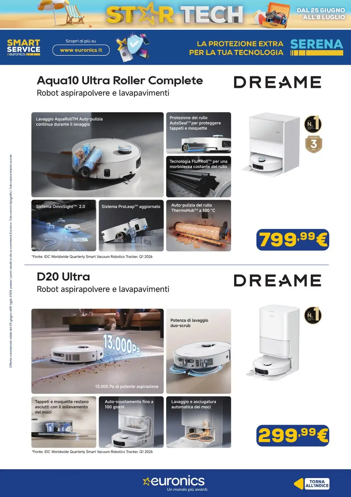 Volantino Euronics Dal 9 Luglio Al 22 Luglio 2026 Anteprima - Pagina