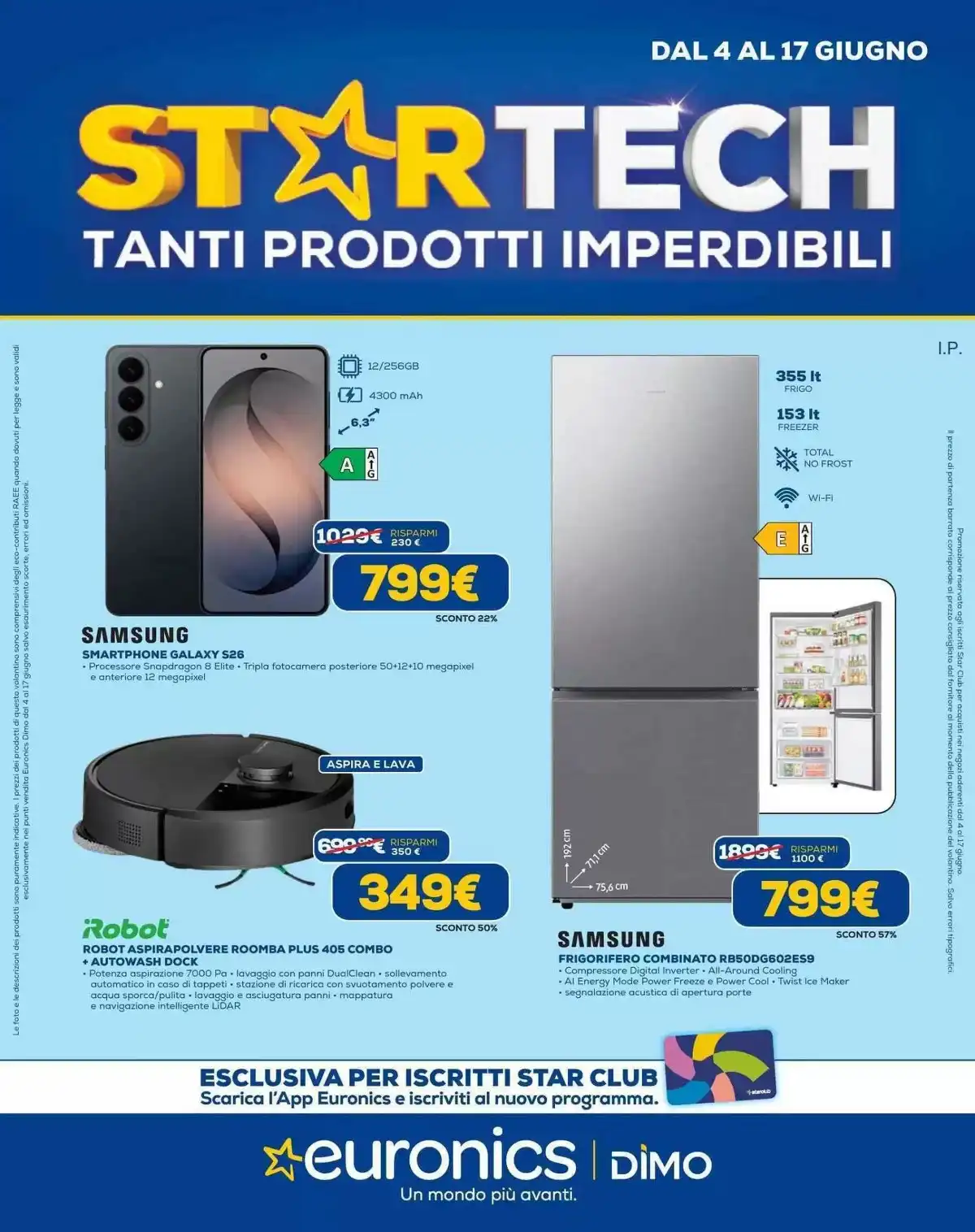 Volantino Euronics Dal 11 Giugno Al 24 Giugno 2026 Anteprima - Immagine 1 Dal 4 Giugno
