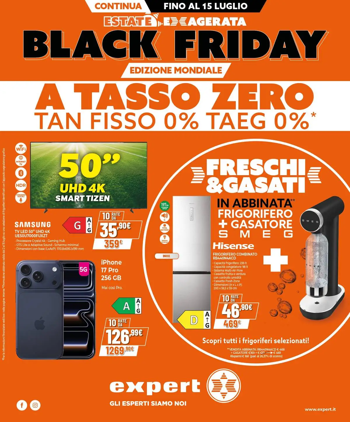 Volantino Expert Dal 3 Luglio Al 15 Luglio 2026 Anteprima - Immagine 1 Black Friday Dal 3 Luglio