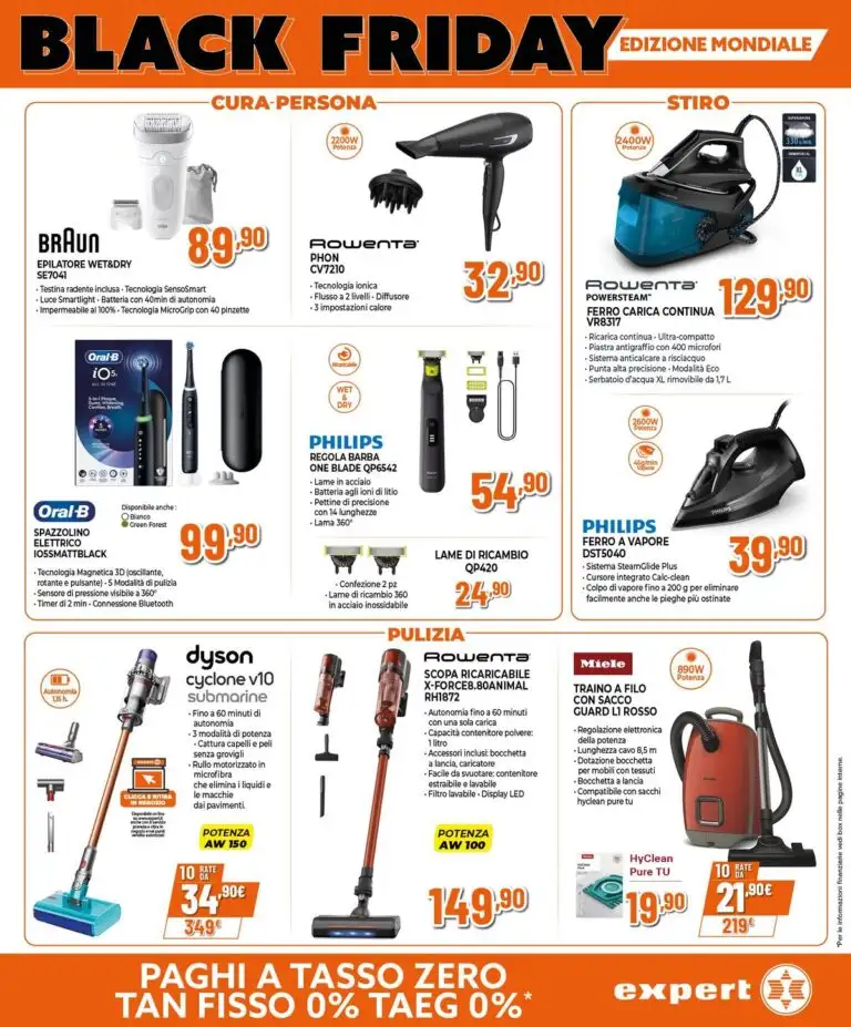 Black Friday Dal 3 Luglio