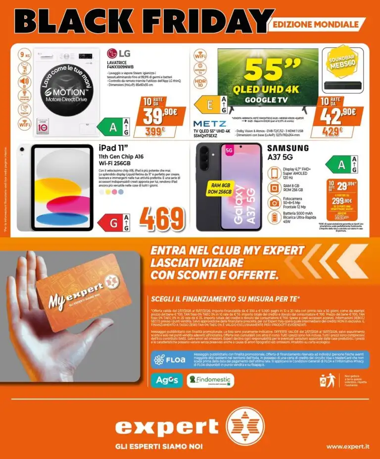 Black Friday Dal 3 Luglio
