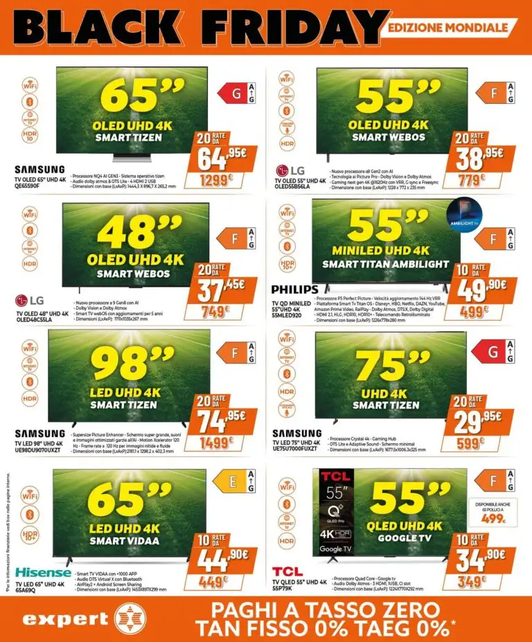 Volantino Expert Dal 3 Luglio Al 15 Luglio 2026 Anteprima - Immagine 2 Black Friday Dal 3 Luglio