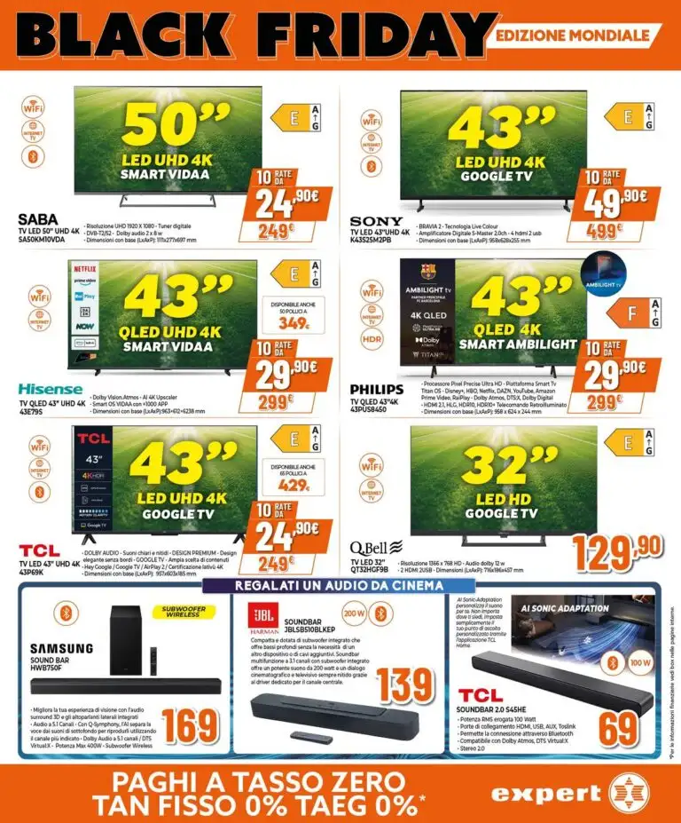 Volantino Expert Dal 3 Luglio Al 15 Luglio 2026 Anteprima - Immagine 1 Black Friday Dal 3 Luglio